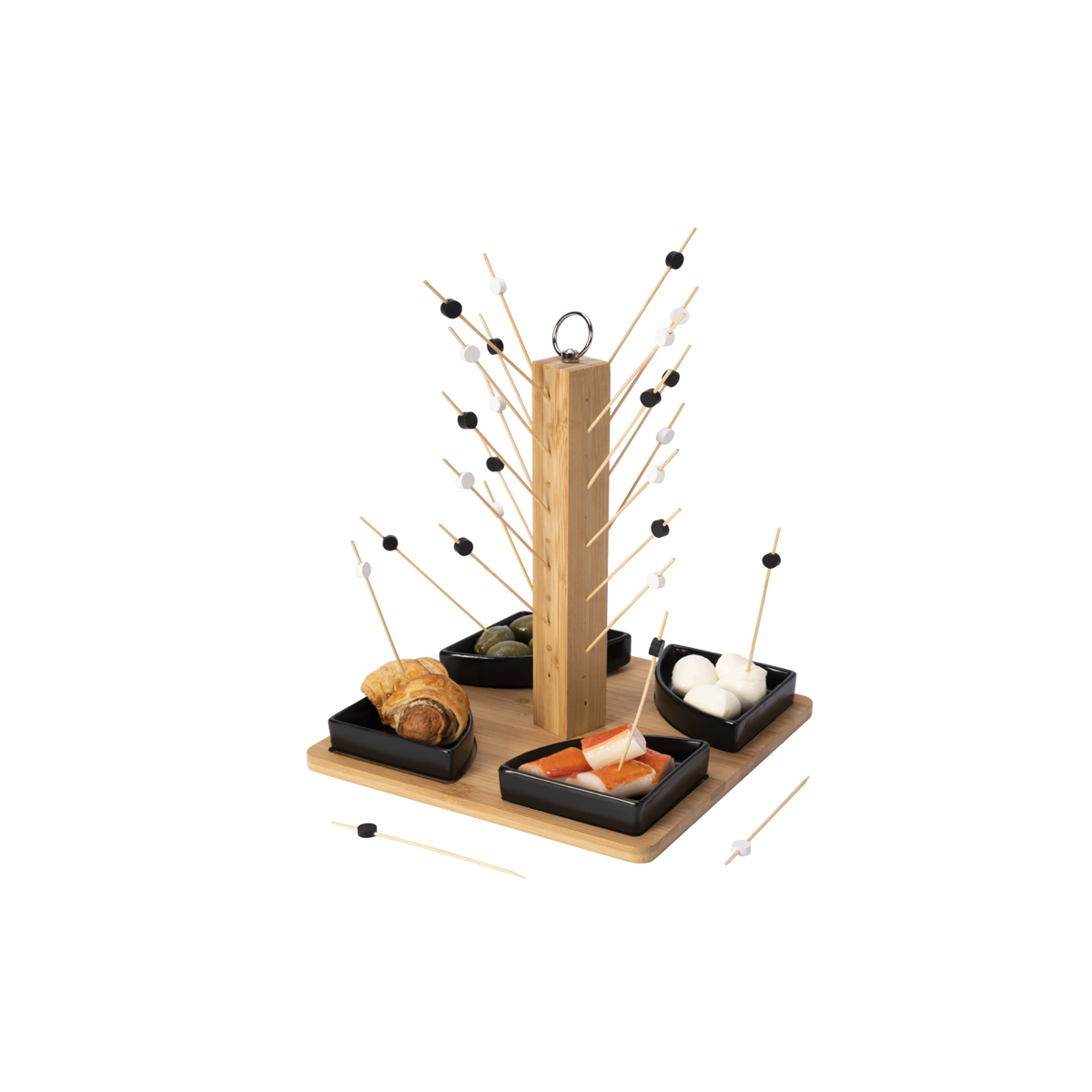 SET OF SNACKS FOR SNACK IN 4 PIECES WITH STICKS