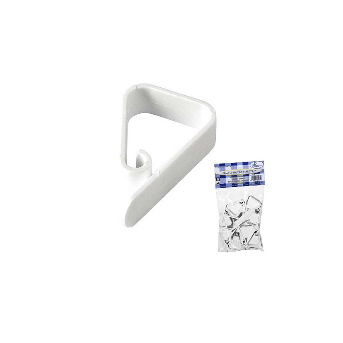 ΚΛΙΠ ΓΙΑ ΤΡΑΠΕΖΟΜΑΝΤΗΛΟ ΠΛΑΣΤΙΚΑ 12ΤΕΜΑΧΙΑ 75010009 12TEM.