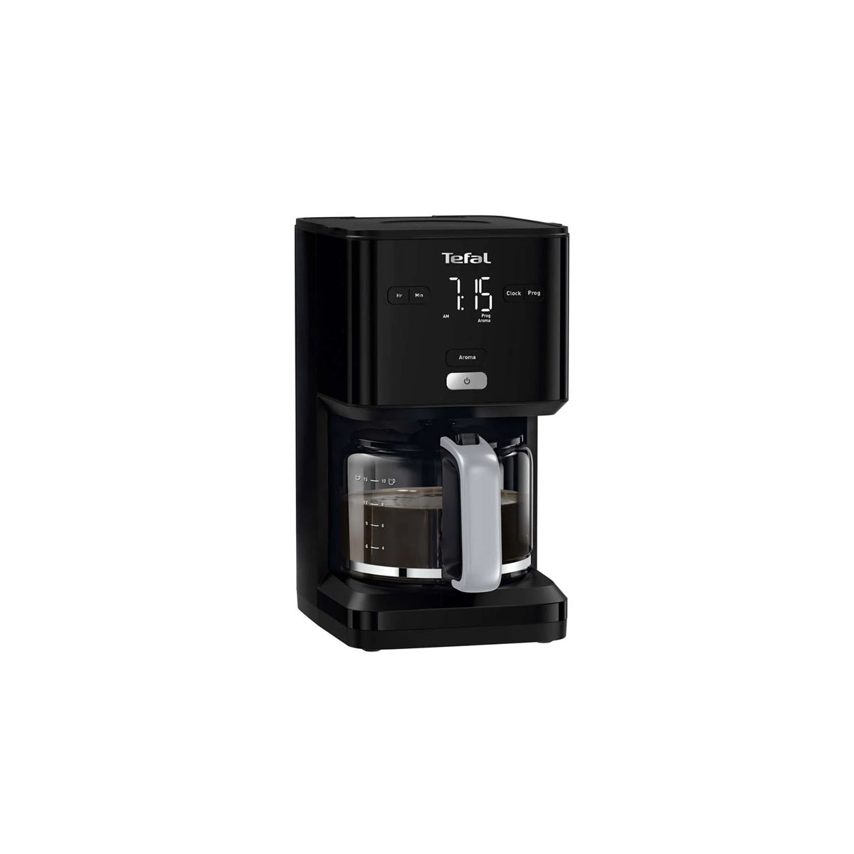 TEFAL COFFEE MACHINE FOR SMART 'N LIGHT FILTER BLACK TFCM6008 1.25L
