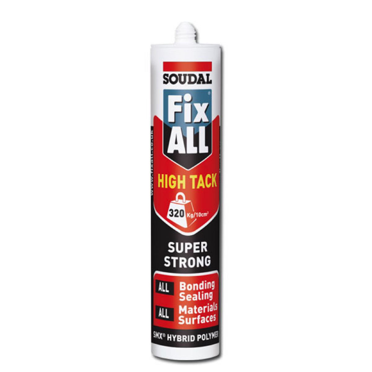 ALL FIX MS HIGH TACK HYBRID POLYMER SEALANT ADHESIVE WHITE 290ML