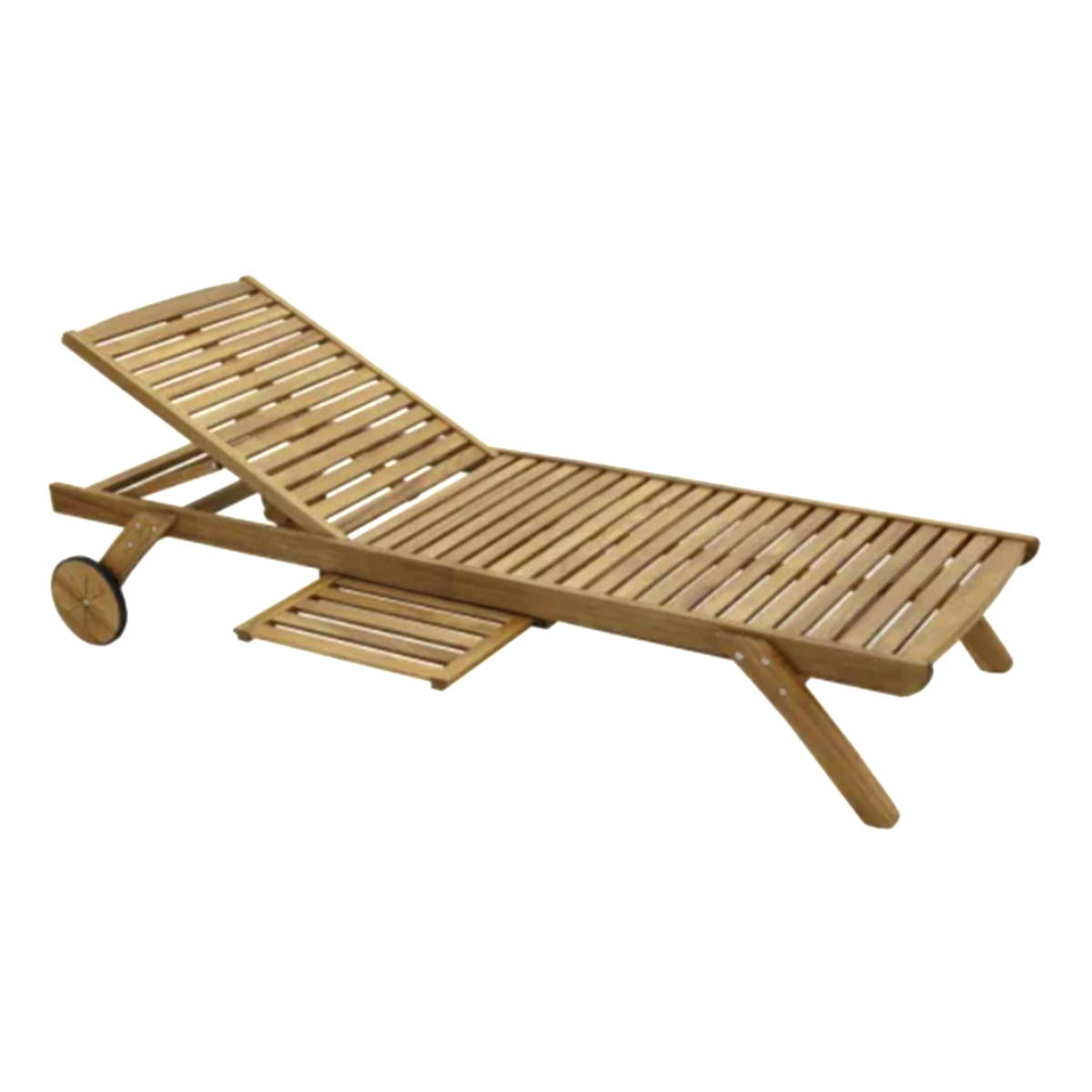 ACACIA WOOD SUN BED 195X71X33CM