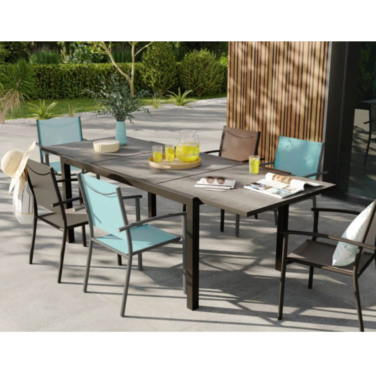 VALENTINE EXTENDABLE TABLE 240/160X90X75CM