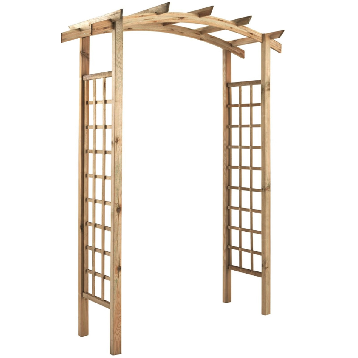 BURGER WOODEN CURVED PERGOLA 160Χ72Χ228,5CM PINE