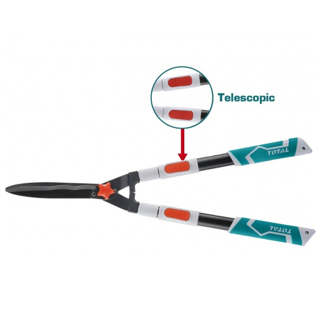 TOTAL TELESCOPIC HEDGE SHEAR 68-83CM