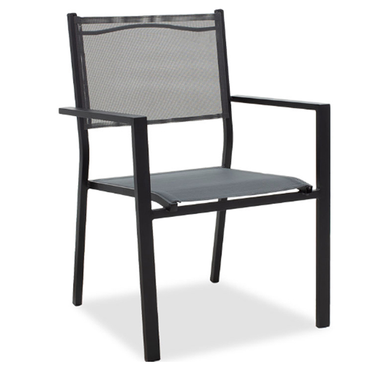 MOLY CHAIR BLACK ALUMINUM