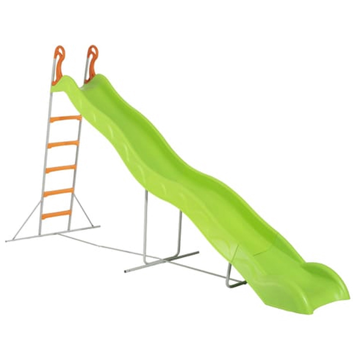 PLASTIC SLIDE FOR KIDS WITH METAL BASE 3,80M