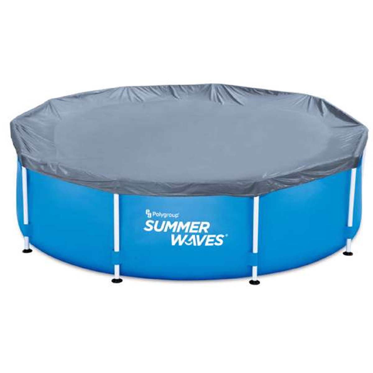 SUMMER WAVES METAL POOL COVER
